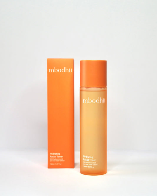 mbodhii Hydrating Face Toner and packaging on a white background