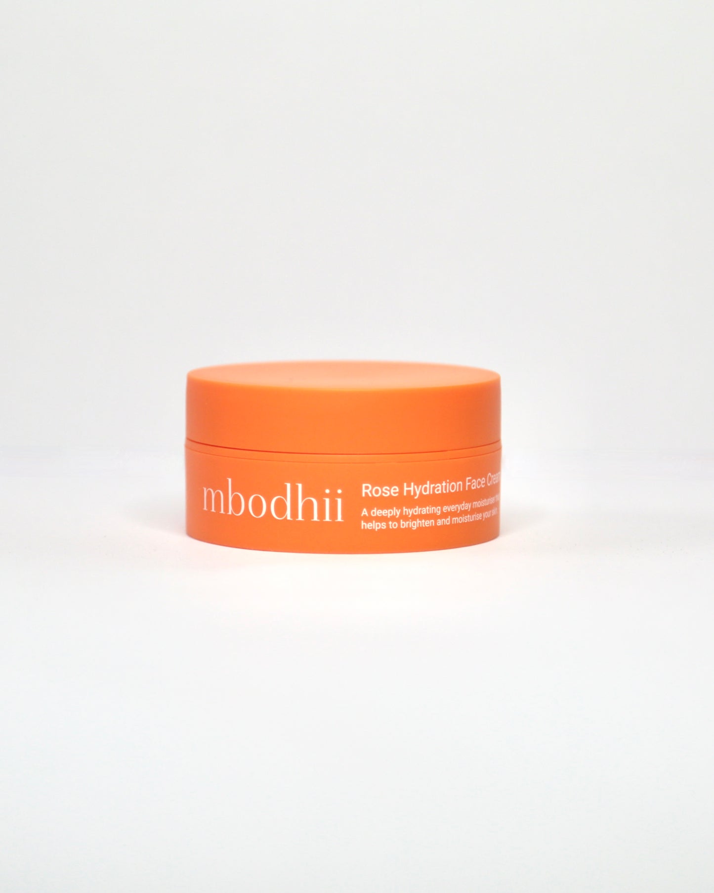 mbodhii Rose Hydration Face Cream jar on a white background